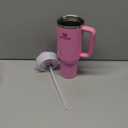STANLEY Quencher H2.0 Tumbler with Handle and Straw 40 oz | Flowstate 3-Position Lid | Cup Holder Compatible for Travel | Insulated Stainless Steel Cup | BPA-Free | Peony