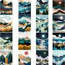 WARM FOX Pack of 16 Diamond Painting Kits,5D Diamond Art Kits for Adults Full Drill Diamond Paintings Kit Crafts for Adults Kids Beginners Home Wall Decor Gift 12X16inch