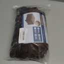 H.VERSAILTEX Square Ottoman Covers Ottoman Slipcover Square Footstool Protector Covers Storage Stool Ottoman Covers Stretch with Elastic Bottom, Feature Real Velvet Plush Fabric, Brown