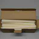 flamecan Ivory Taper Candles, Set of 20 Unscented and Smokeless 10 Inch Taper Candles Long Burning, Paraffin Wax with Cotton Wicks for Burning Approxinately 7-8 Hours Time