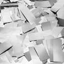 Sumind 200 Grams Foil Silver Confetti Large Glitter Metallic Throwable Scatter Table Party Confetti for Wedding Graduation Birthday Baby Shower Christmas Celebrations New Years Party Decorations