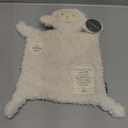 DEMDACO Clean White Fuzzy Lamb Goodnight Prayer Polyester Plush Children's Stuffed Animal Blankie