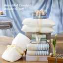 Bedsure SleepEase Cooling Comforter King Size for Summer, 3 Pieces White Seersucker Cooling Comforters for Hot Sleepers, Double-Sided Cool Tech Bedding Set with 1 Breathable Comforter, 2 Pillowcases