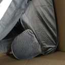 Reading Pillow for Sitting in Bed Adult, Back Pillow for Bed Sitting up, Backrest Pillow with Arms, Back Support Pillows for Gaming Lounging Watching TV, Medium 19" Grey