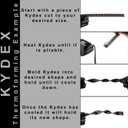 KYDEX Sheet - 2 Pieces of Premium Thermoformed Sheet DIY Material for Holsters, Sheaths, and Mag Pouches (Arrow Texture, 12 * 4 * 0.08in)