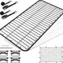 WILDROAD Car Roof Platform, Universal Roof Flat Rack 90" x 47" x 1.3" Heavy Duty Roof Rack Platform with Super Duty Bungee Cargo Net, Ratchet Straps and Anti-Rust Sealant Fits for SUV Truck Cars