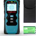 HANMATEK Stud Finder Wall Scanner,5 in 1 Multifunction Stud Locator with Upgraded Smart Sensor Audio Alarm HD LCD Display, Stud Finder Tool for The Center Edge of Metal, Studs, Plaster,AC Wire,Pipe