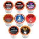 Best of the Best Pods, Variety Pack for Keurig K Cup Brewers, - Strong and Regular Coffee Lovers, Great Gift - 5 Cups of Each, High Caffeine Coffee, 40 Count