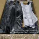 Under Sink Organizer 2 Pack, 2 Tier Slide Out Large Capacity Height Adjustable Under Sink Organizers and Storage for Kitchen Bathroom Cabinet, Black