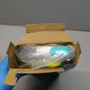 2 Sets Kids Snorkeling Gear for Ages 3-14, Anti-Fog 180 Clear View Dry Top Snorkel Set, Swimming Mask with Nose Cover & Tempered Glass Goggles for Youth Boys Girls Junior (Small-Medium, Light Blue+Yellow)