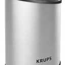 KRUPS Electric Coffee Grinder: 3 oz Capacity, 200 Watts - Versatile for Beans, Spices, Nuts - One-Touch Operation, Customizable Grind for 12 Cups - Ideal for Espresso, French Press (Stainless Steel)