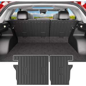 powoq Trunk Mat Compatible with 2024 2025 Honda Prologue Cargo Mat Chevy Blazer EV Cargo Liner TPE Rear Backrest Trunk Liner Replacement for 2024 2025 Honda Prologue Accessories