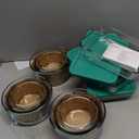 Anchor Hocking 16 Piece Glass Storage Containers with Lids (8 Glass Food Storage Containers & 8 Mixed Blue SnugFit Lids)