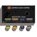 Copper Moon K-Cup Coffee Pods, Discovery Variety Pack, 80 Count | 20 Light Roast Bean Me Up, 20 Medium Roast Stargazer, 20 Dark Roast Dark Sky, 20 Strong Roast Blast Off, For K-Cup Brewers (EXP 05/20/28)