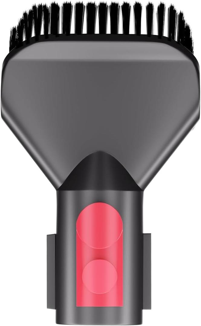 Compatible with Dyson Dusting Brush Horse Hair Brush Attachment Compatible with Dyson V15 V11 V10 V8 V7 Vacuum Cleaner (Hard brush)