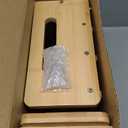 Bamboo Lid Organizers Inside Cabine, Kitchen Cabinet Organizer with 5 Adjustable Dividers, Food Container Plastic Holders for Drawer Pantry, Nature