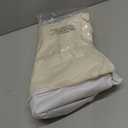 Rectangle Tablecloth Wipeable Vinyl Tablecloths with Flannel Backing, Plastic Outdoor Oil-Proof Waterproof Table Cover, Both Indoors and Outdoors. (Beige, 60" x 120")