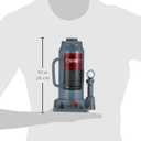 Pro-Lift B-012D Grey Hydraulic Bottle Jack - 12 Ton Capacity