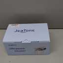 JeaTone Ultrasonic Jewelry Cleaner  46kHz Sonic Cleaner for Rings, Glasses, Retainers, Dentures, Watches & More, 304 Stainless Steel 20oz Tank (White)