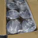 I00000 200 Pack Gold Plastic Cups, 10 oz Clear Plastic Cups Gold Rimmed Disposable Wine Glasses Fancy Disposable Party Cups Wedding Cup Drinking Tumblers Cocktail Glasses with Gold Rim