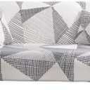 HOOBUY Printed Sofa Cover Stretch Couch Covers Sofa Slipcovers for 2 Cushion Couch and Loveseat with Two Free Pillow Case 02#(2 Seater/Loveseat)