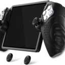 PlayVital Design for PS Portal Cover, Guardian Edition Silicone Protective Case for PS Portal Remote Player with Thumb Grips - Shockproof, Anti-Slip Grip Accessories - Black