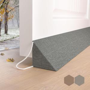 SYIPO Triangle Door Draft Stopper35.4" New Weighted Under Door Draft Blocker Bottom Door Seal Noise&AirInterior Sound Proof Door Snake Draft Insulation Stopper | Cool in Summer&Warm in Winter