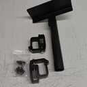GADFISH No Drilling Side Flag Pole Mount Kit for Truck Bed,Universal Black Flagpole Holder Fit Up to 1.5" Pole