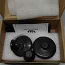 Windfulogo 2 Pcs Mushroom Shaped Massage Stones Natural Bian Stone Hot Rock for Spa Massage