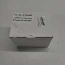 Uniclife Black Acrylic Donation Box for Fundraising 6.2" x 4.7" x 4" Suggestion Box with Slot and Lock Plastic Ballot Boxes with Sign Holder Storage Container for Voting Charity Tip Collection (1 Pack)