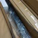 CKE 5ft-10ft Complete Set 36" Cable Railing Post Kit, 2Pack Black Level Drilled Line Posts(35"x2"x2"), Swageless Deck Cable Railing System Kit, 150ft 1/8" Wire Rope(No Handrail), Black Post Kit LPS02