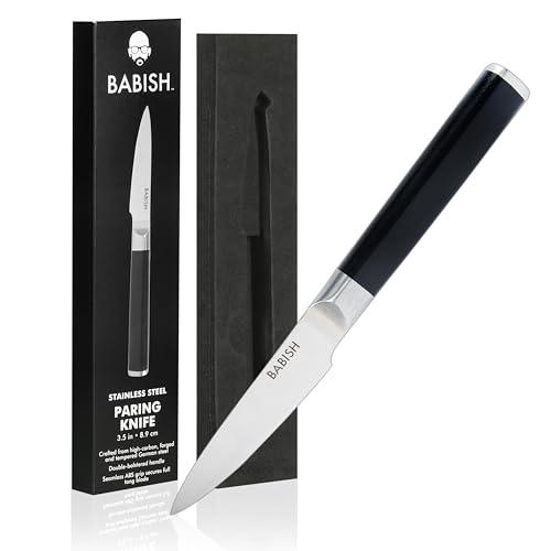 Babish High-Carbon 1.4116 German Steel Cutlery, 3.5 Inch Paring Kitchen Knife