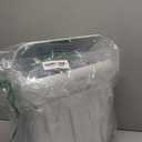 MOPALL Small Bathroom Trash Can with Lid, 3.2 Gallon / 11.5 L Slim Plastic Garbage Bin with Pop-Up Lid, Mini Waste Basket Can Dog Proof for Kitchen, Bedroom, Office, Laundry, Toilet, Rv, White