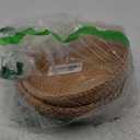 Hushee 3 Pcs Small Round Keys Basket for Entryway Woven Bowl Basket Rattan Wicker Round Tray Organizing for Keys Wallet Cell Phone Tabletop Serving Fruit Food Holder Decorative Table Storage (brown)