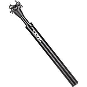 CXWXC Suspension Seatpost 27.2 30.9 31.6mm x 400mm - Shock Absorber Bicycle Seat Post - Adjustable Coil Spring Comfort for Touring & Bikepacking