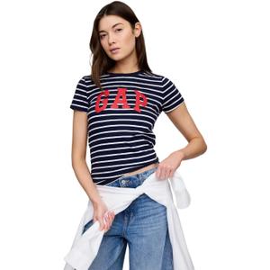 Gap Women's 2-Pack Classic Logo Tee T-Shirt, L
