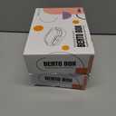 2 x Generic DifaBella Kids Lunch Box with Antispill Lid, Bento Box for Kids with 4 Compartments BPA-Free Plastic, Spoon & Fork Included, Compact and Colorful Meal Container (Blue), 8.66 x 5.9 x 2.7