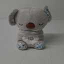 Relief Koala Breathing Stuffed Animal Baby Sound Machine Soother Koala Bear Anxiety with Sensory Details Music Lights Rhythmic Breathing Motion (Grey) (Grey)