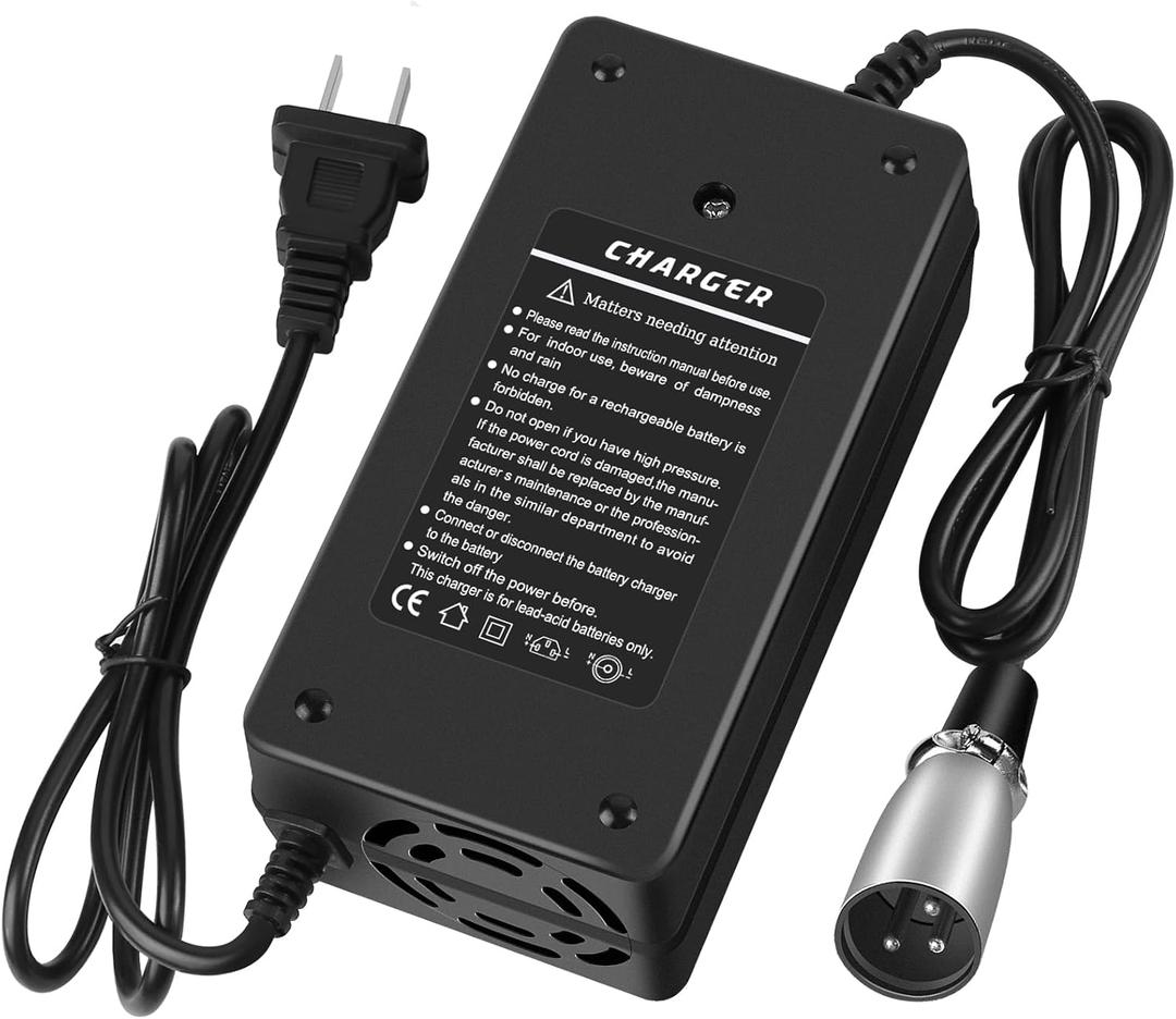 24V 5A Lead-Acid Battery Charger for Lakematic,Pride Mobility, Wheelchair,Drive Medical,Golden Technologies,Shoprider, Jazzy Power Chair, Rascal 200T/500T/301 PC 24BC5000TF-1 EA1065 180 X-CEL