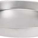 Oatey 34079 Aluminum Pan with 1-Inch PVC Fitting and Pre-cut Side Opening, 18-Inch, White/Aluminum