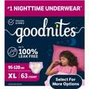 Goodnites Girls Bedwetting Underwear, Size XL, 63 Carat