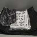 10 Pcs Farmhouse Kitchen Decor Sets 4 Kitchen Dish Towels 2 Vintage Pot Holders 2 Oven Mitts Glove 2 Rustic Non Slip Rugs and Mats for Floor Home Decorations Accessories Mom Gifts (Black and White)