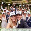 Hercicy 10 Pack Wedding Party Favors Gifts for Guests Thank You for Celebrating with Us Wedding Trucker Hats Party Gifts Bulk for Men Women His and Hers Engagement Gift Bridal Shower Baseball Cap