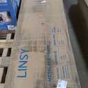 LINSY Queen Bed Frame with Headboard, Platform Metal Bed Frame with Lights, Outlets & Charger, 45 Minutes Fast Assembly Bed Queen Size with Storage, No Box Spring Needed, Greige