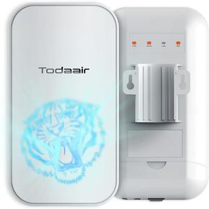 TODAAIR Outdoor WiFi ExtenderIP65 WeatherproofAC1200MbpsTransmission Range Up to 300 feetMU-MIMO65 DevicesEthernet PortSupport Repeater & AP Mode
