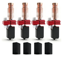 4PK Upgrade Ceramic Nozzle for Flashforge Adventurer 5/ 5M Pro Hotend Kit Quick-Detachable Hardened Nozzle High Thermal Conductivity Print Head for Flashforge Adventurer 5M Pro (0.25/0.4/0.6/0.8MM)