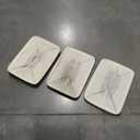 Large Fabric Storage Baskets | 50L Storage Bins, Decorative Linen Closet Baskets with Handles for Organizing, Shelf, Toys, Clothes, Home, Office, Nursery, 17x12x15Inches (Black&White)