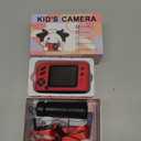 Kids Camera Girls for 3 4 5 6 7 8 9 Years Old Girls,1080P HD Video Selfie Camera with 32G SD Card Kids Digital Camera Toys for Toddler Birthday Gifts Red