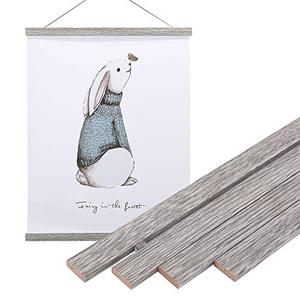 Artmag Magnetic Poster Hanger Frame, 24x36 24x32 24x18 Light Wood Wooden Magnet Canvas Artwork Print Poster Hangers Frames Hanging Kit (Grey, 24") Artmag Magnetic Poster Hanger Frame, 24x36 24x32 24x18 Light Wood Wooden Magnet Canvas Artwork Print Poster Hangers Frames Hanging Kit (Grey, 24")