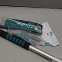 20 Feet High Reach Window Squeegee with 5-12Ft Extension Pole, Window Cleaner Tool with 3-Stage Telescoping Pole, Window Cleaning Kit with Rotatable Head (2 Squeegee & 2 Microfibre Cloths)